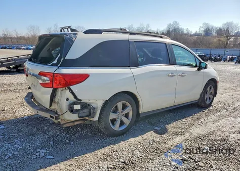 2019 Honda Odyssey Exl z USA, uszkodzony, nr VIN 5FNRL6H77KB122037